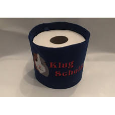 Klopapier Banderole - WC Papier Schutz (Blau-Klug Scheißer)