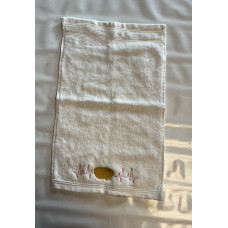  Gästehandtuch weiß (Gold Herzklopfen)