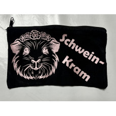 Canvas Mäppchen (Schwein-Kram)