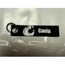 Filz-Schlüsselanhänger – Meerschweinchenmotiv  / grau