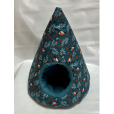 Kuschel-Tipi (Blumen / Vogel)